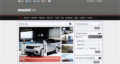Desktop Screenshot of masini.ro